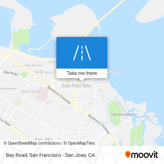 Bay Road map