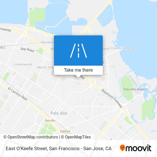 Mapa de East O'Keefe Street