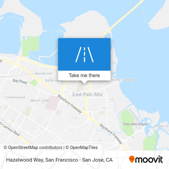 Mapa de Hazelwood Way