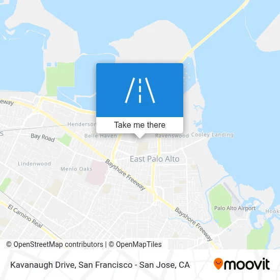 Kavanaugh Drive map