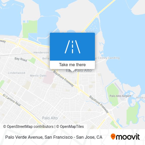 Palo Verde Avenue map