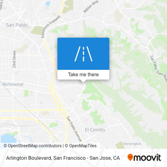 Arlington Boulevard map