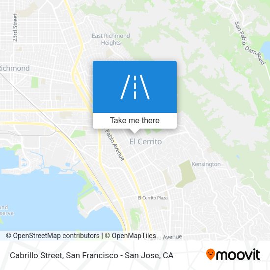 Mapa de Cabrillo Street