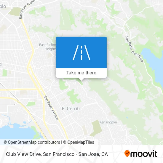 Club View Drive map