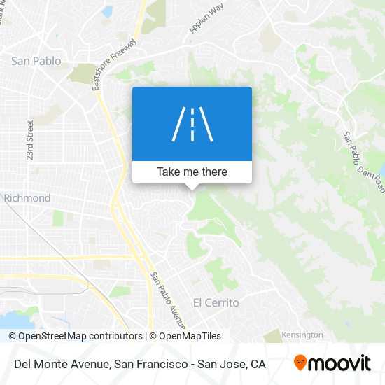 Del Monte Avenue map