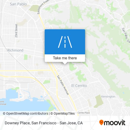 Downey Place map