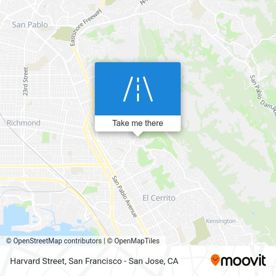 Mapa de Harvard Street