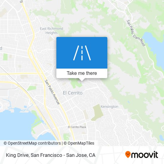 King Drive map