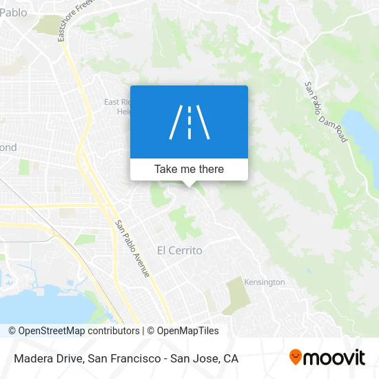 Madera Drive map