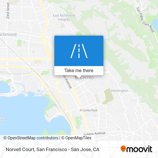 Mapa de Norvell Court