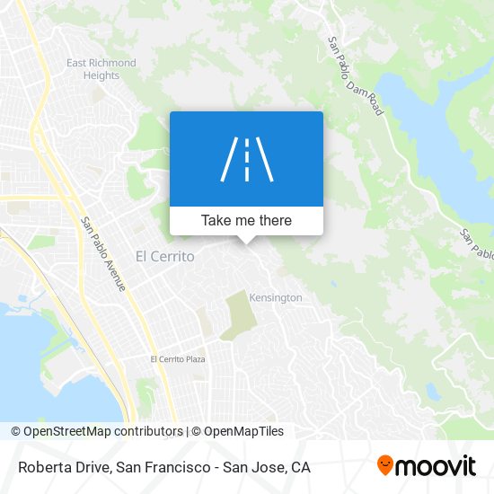 Roberta Drive map