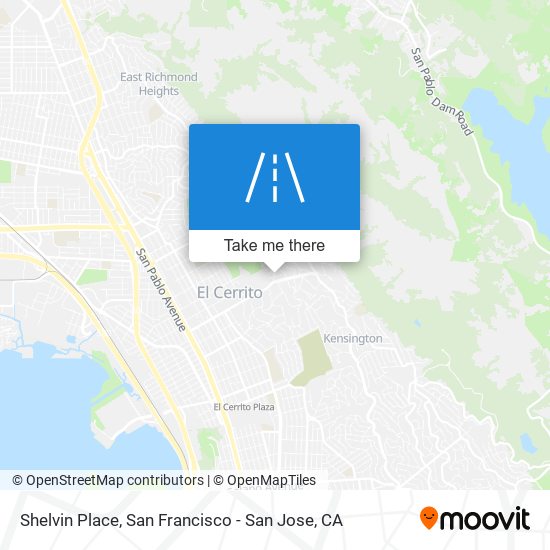 Shelvin Place map