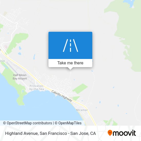 Mapa de Highland Avenue