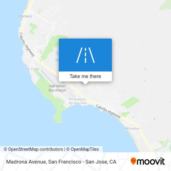 Madrona Avenue map