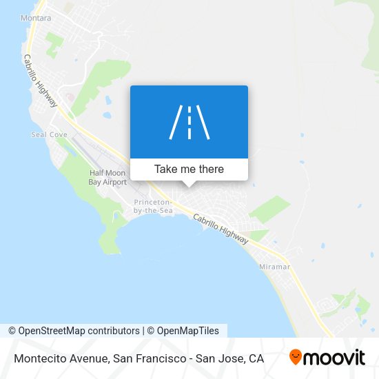 Mapa de Montecito Avenue