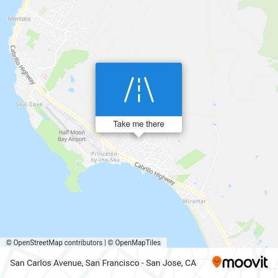 San Carlos Avenue map