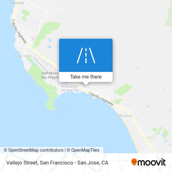 Mapa de Vallejo Street