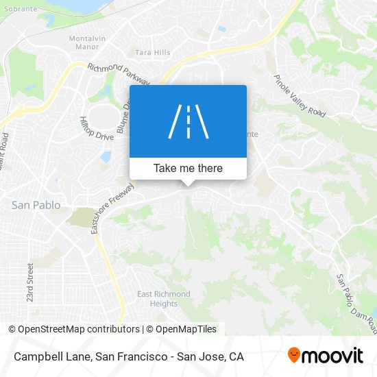 Mapa de Campbell Lane