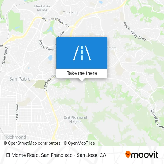 El Monte Road map