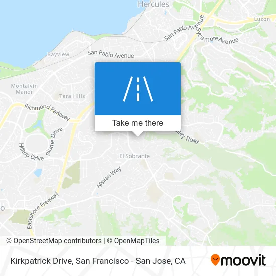 Kirkpatrick Drive map