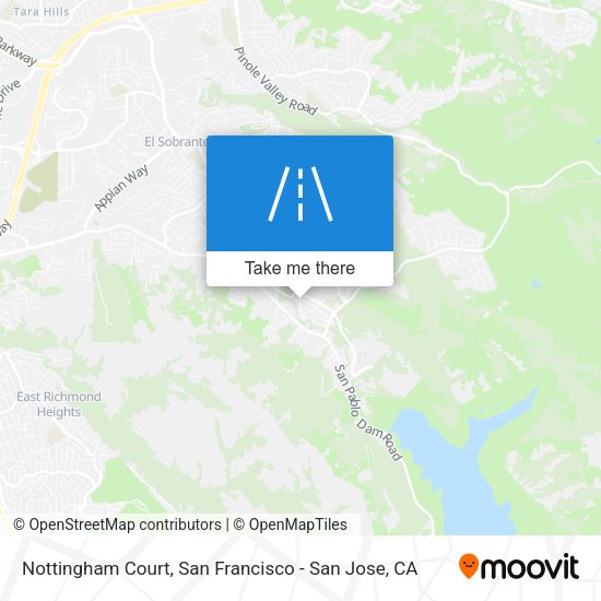 Mapa de Nottingham Court
