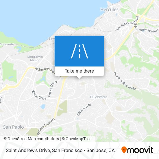 Mapa de Saint Andrew's Drive