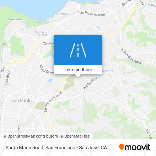 Santa Maria Road map