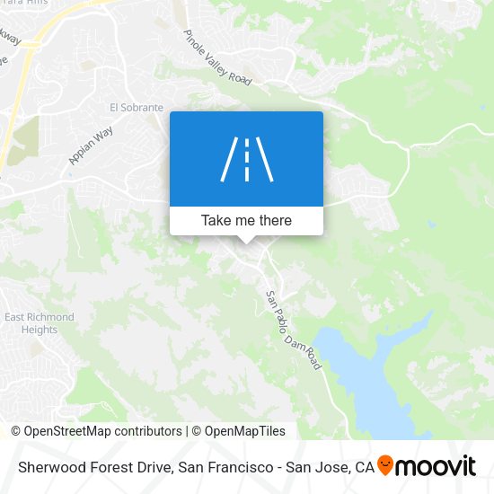 Sherwood Forest Drive map