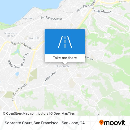 Sobrante Court map