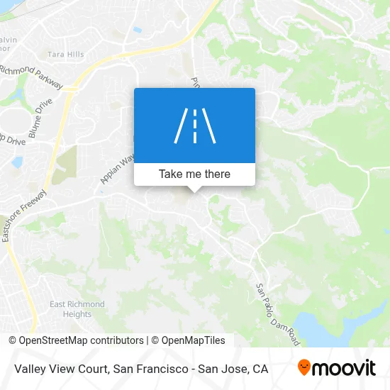 Valley View Court map