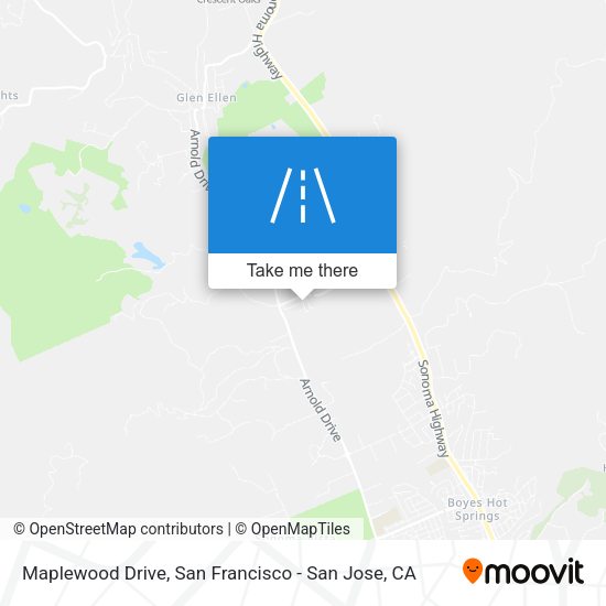 Mapa de Maplewood Drive
