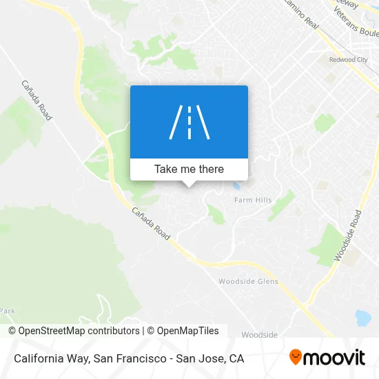California Way map