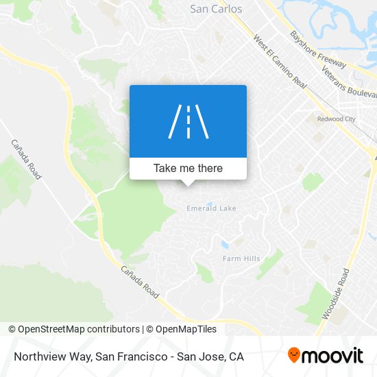 Northview Way map