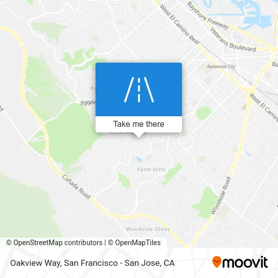 Oakview Way map