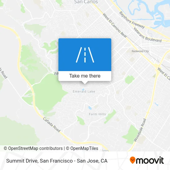 Summit Drive map
