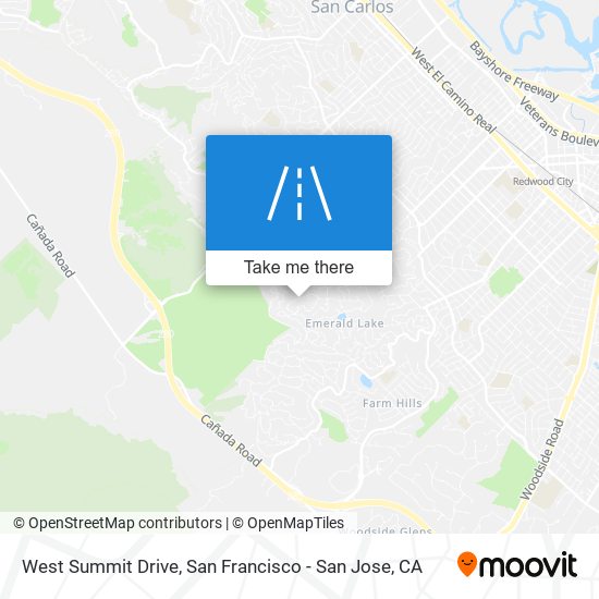 West Summit Drive map