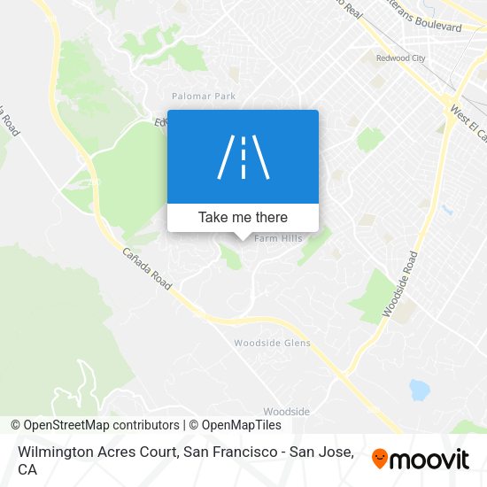 Wilmington Acres Court map