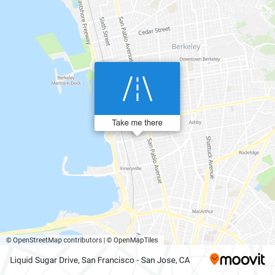 Liquid Sugar Drive map