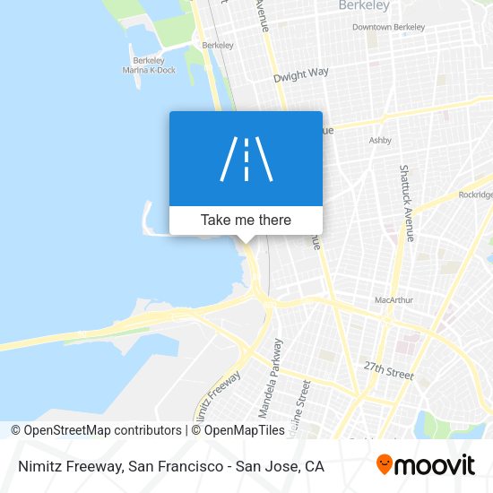 Mapa de Nimitz Freeway