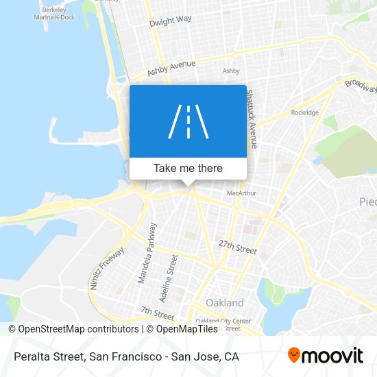 Mapa de Peralta Street