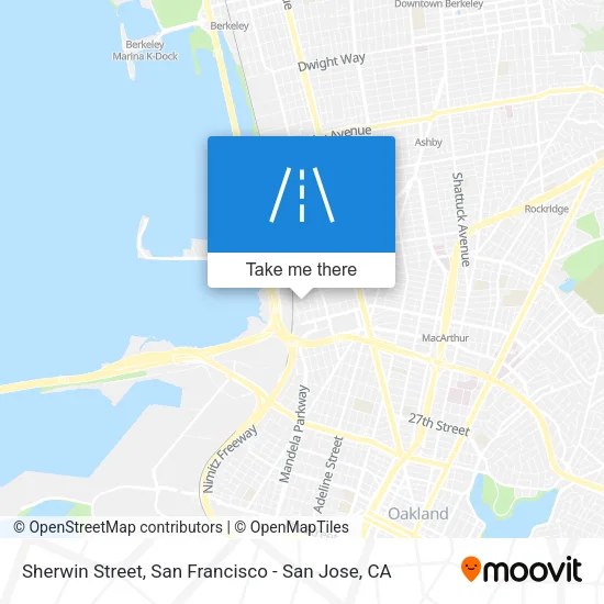 Mapa de Sherwin Street