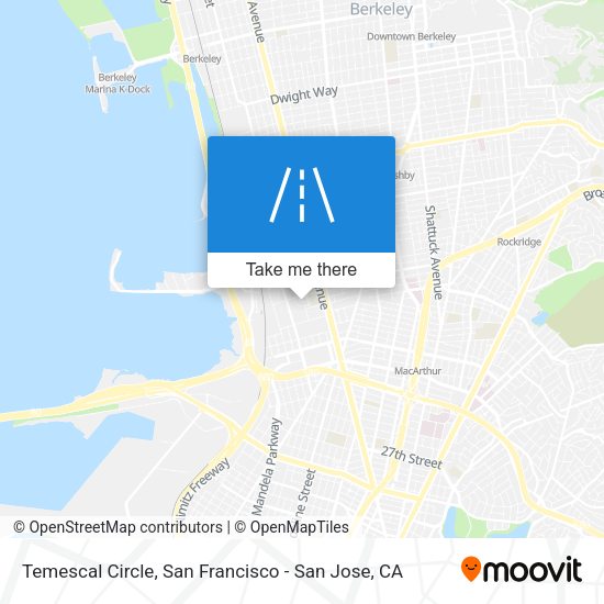 Temescal Circle map