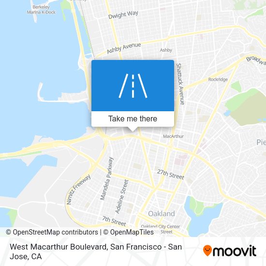 Mapa de West Macarthur Boulevard