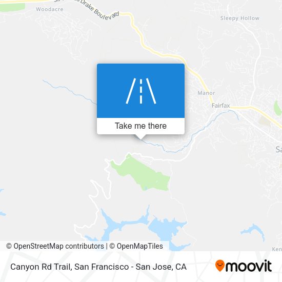 Mapa de Canyon Rd Trail