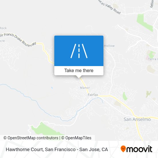 Mapa de Hawthorne Court