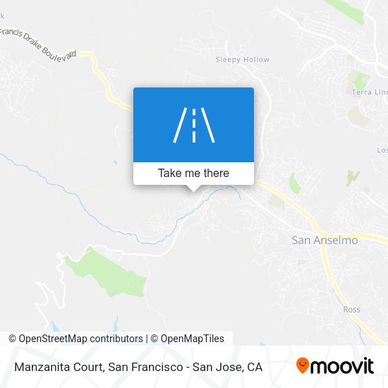 Mapa de Manzanita Court