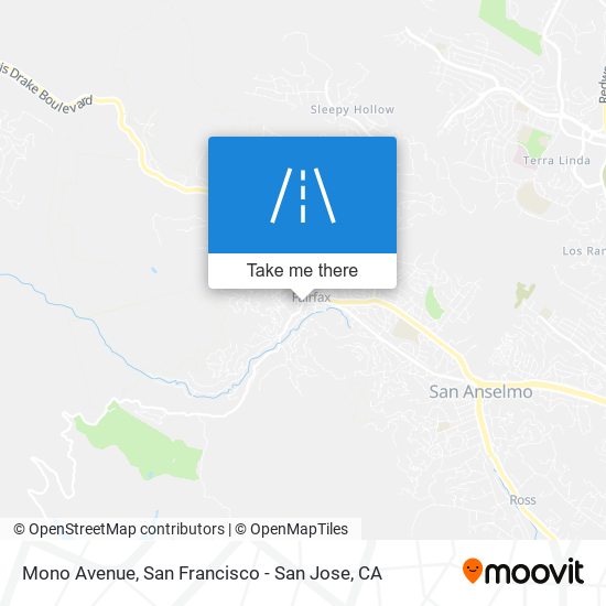 Mono Avenue map
