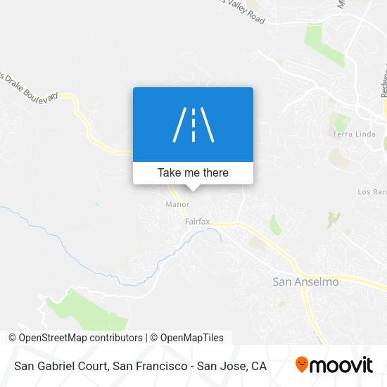 Mapa de San Gabriel Court
