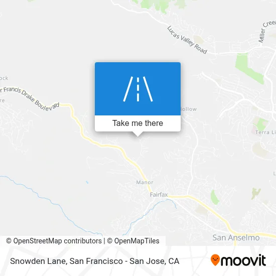 Snowden Lane map
