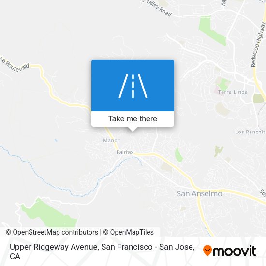 Upper Ridgeway Avenue map